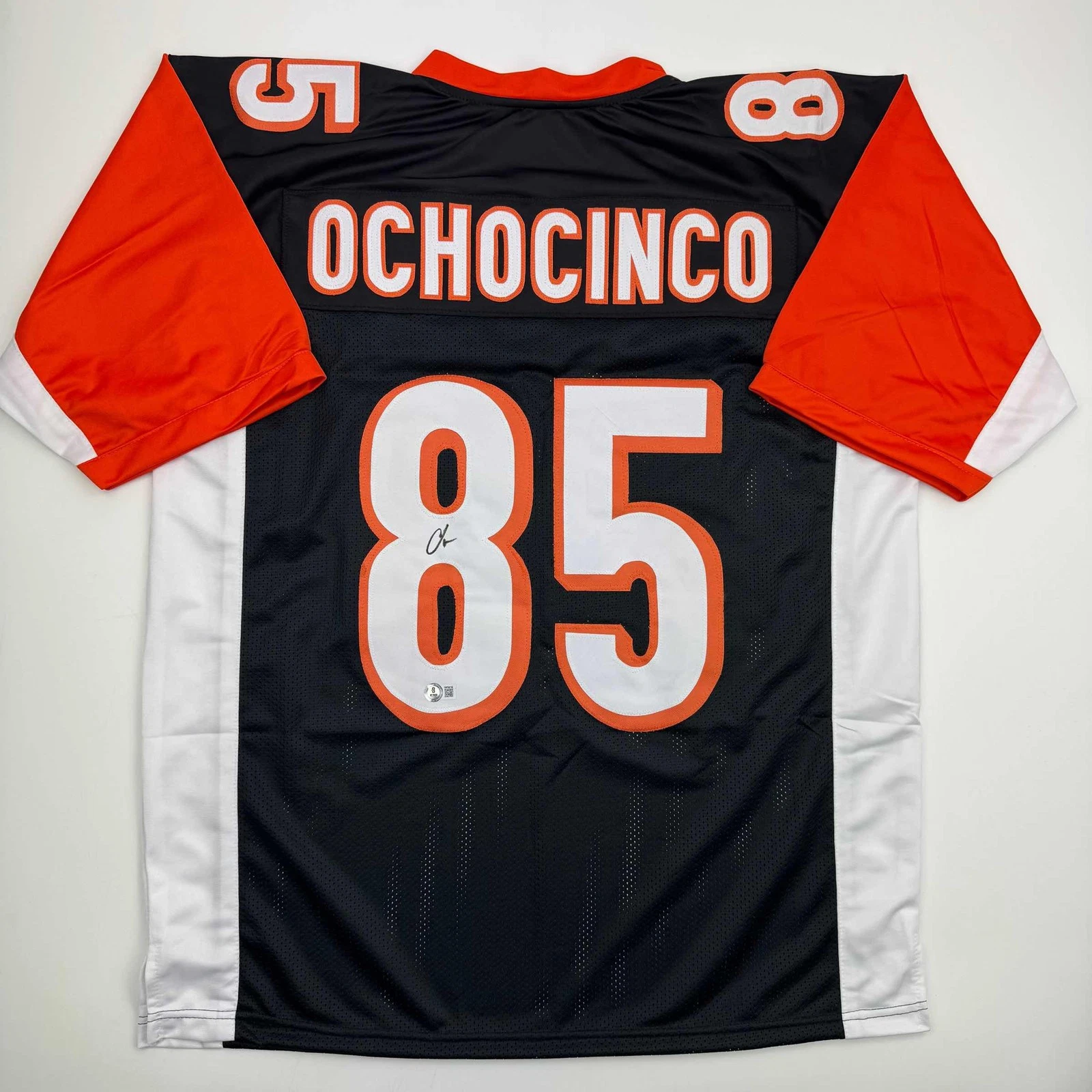 Autographed/Signed CHAD OCHOCINCO (Johnson) Cincinnati Black Jersey JSA COA Auto