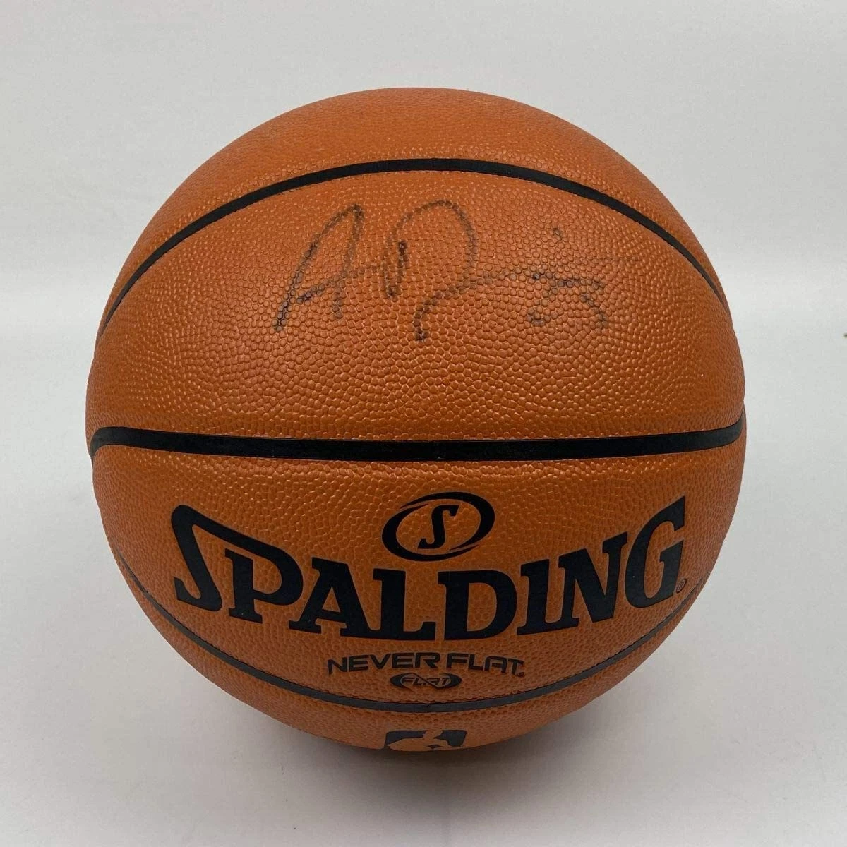 Autographed/Signed ANTHONY DAVIS LA Lakers Spalding Basketball JSA COA Holo