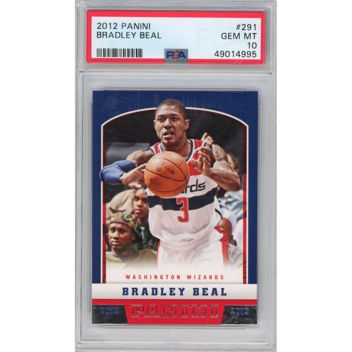 Graded 2012-13 Panini BRADLEY BEAL #291 Rookie RC Basketball Card PSA 10 Mint