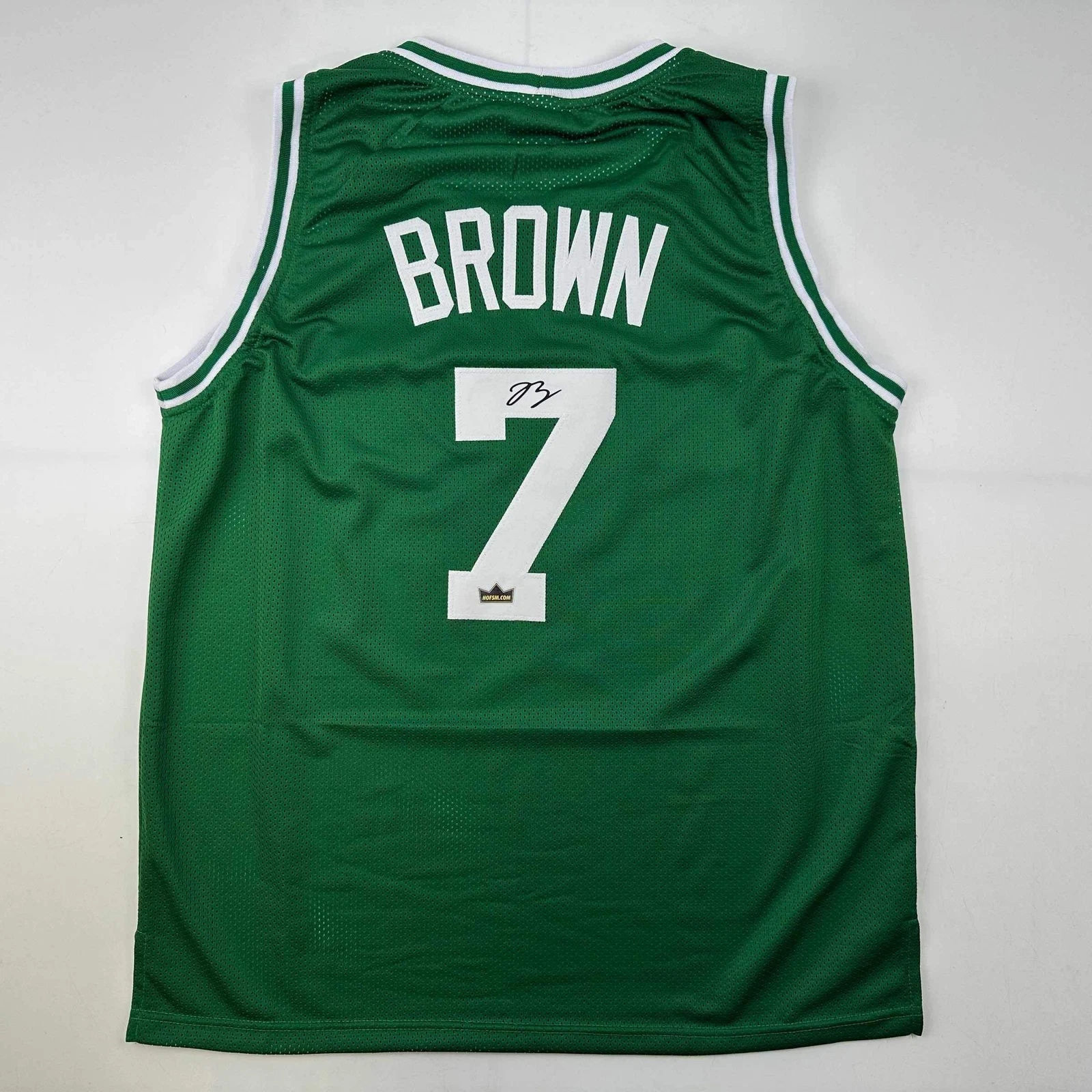 Facsimile Autographed Jaylen Brown Boston Green Reprint Auto Jersey Size Mens XL