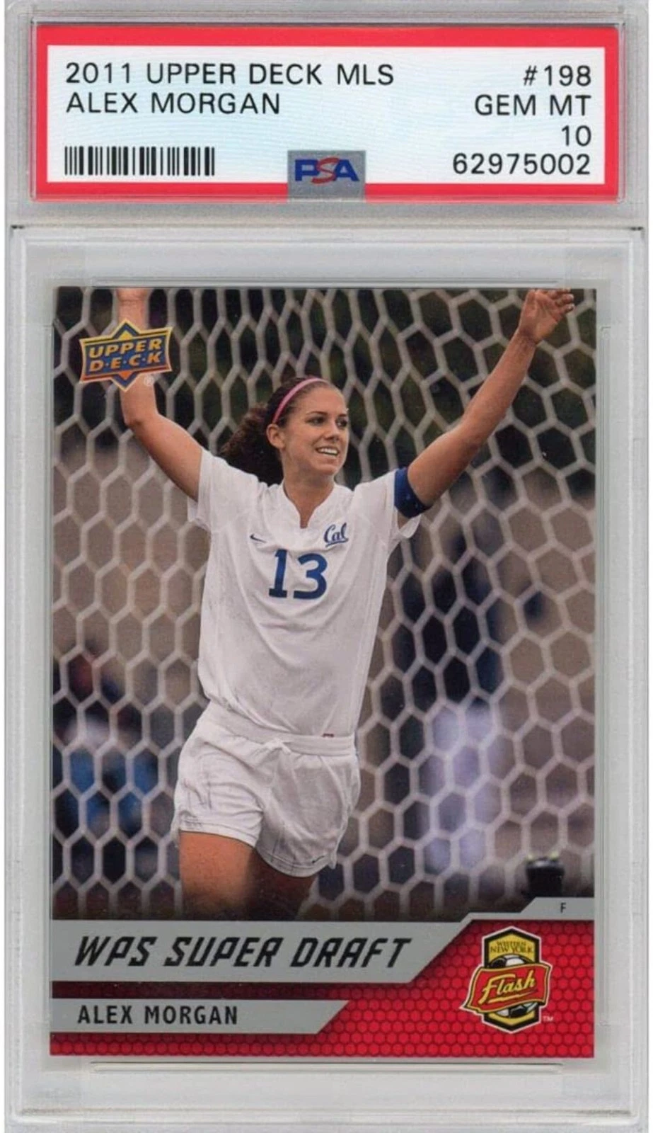 Graded 2011 Upper Deck UD MLS Alex Morgan #198 Rookie RC Soccer Card PSA 10 Gem