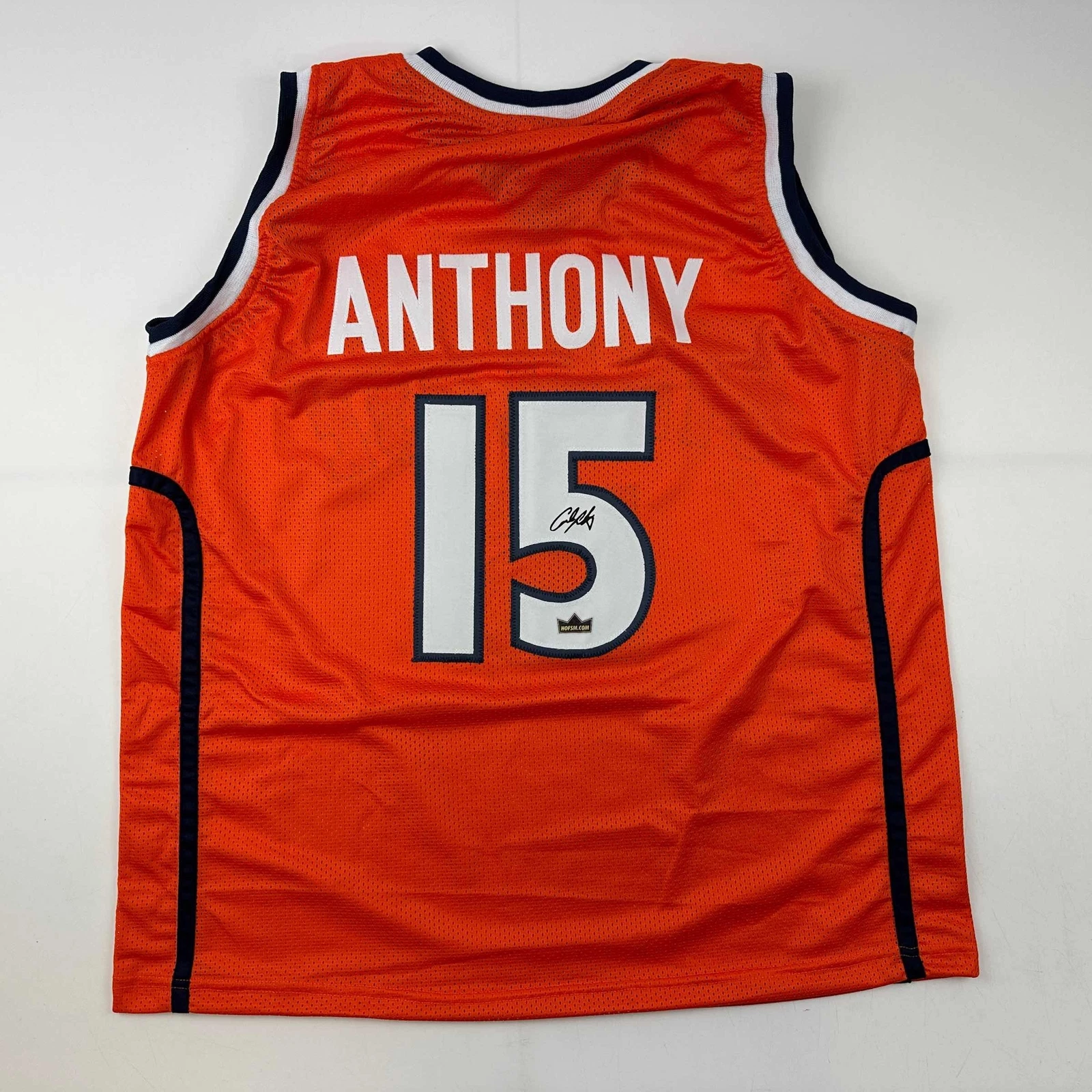 Facsimile Autographed Carmelo Anthony Syracuse Orange Reprint Jersey Men's XL