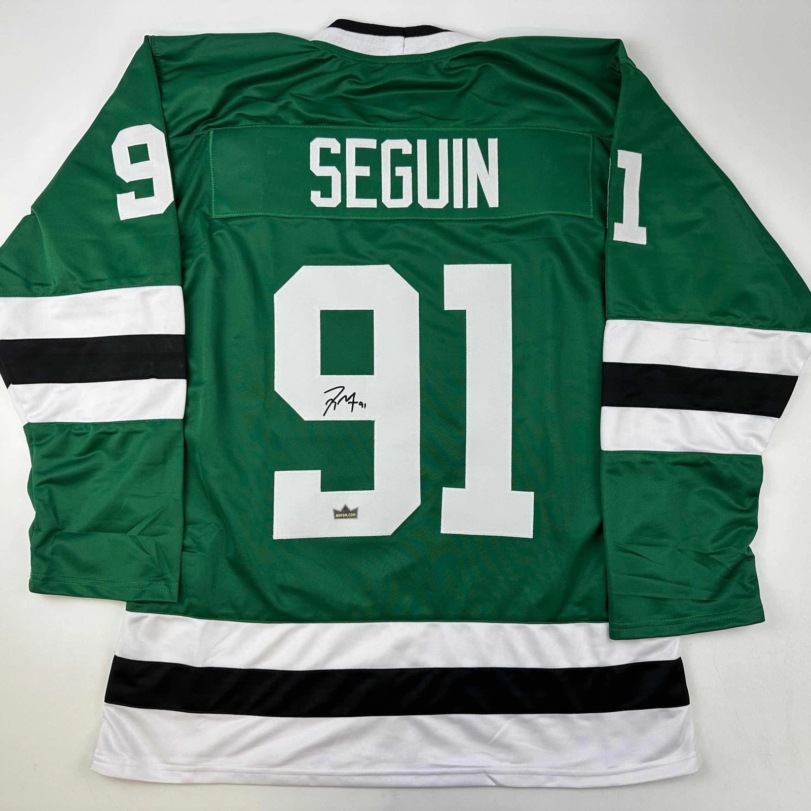 Facsimile Autographed Tyler Seguin Dallas Green Reprint Jersey Size Men's XL