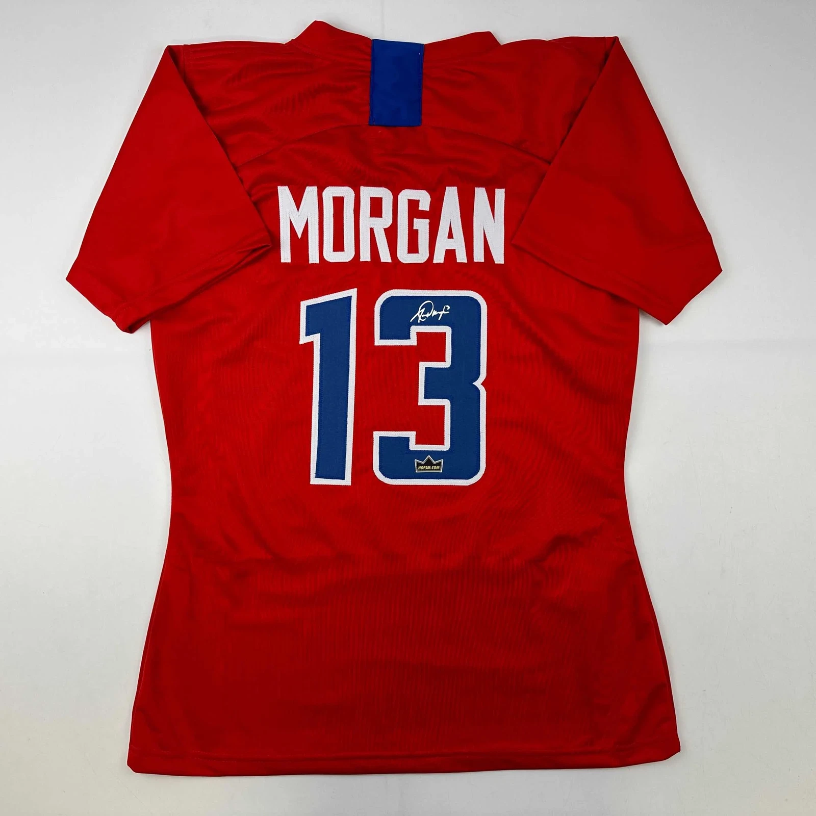 Facsimile Autographed Alex Morgan United States USA Red Reprint Jersey Size XL