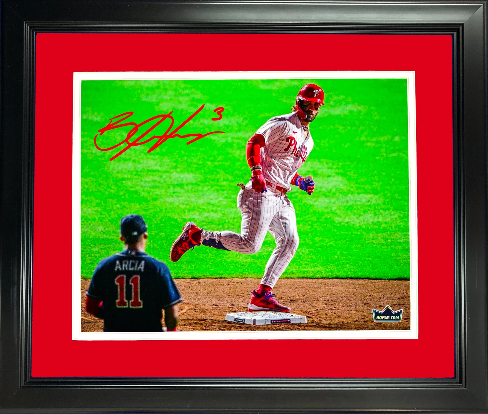 Framed Bryce Harper Orlando Arcia 