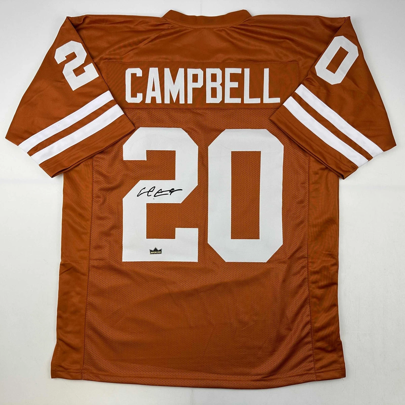 Facsimile Autographed Earl Campbell Texas Orange Reprint Jersey Size Men's XL