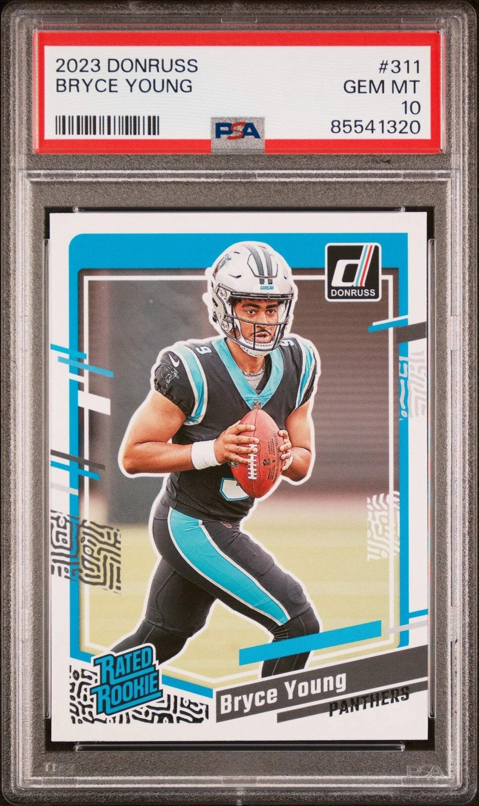 Graded 2023 Panini Donruss Bryce Young #311 Rookie RC Football Card PSA 10 Gem