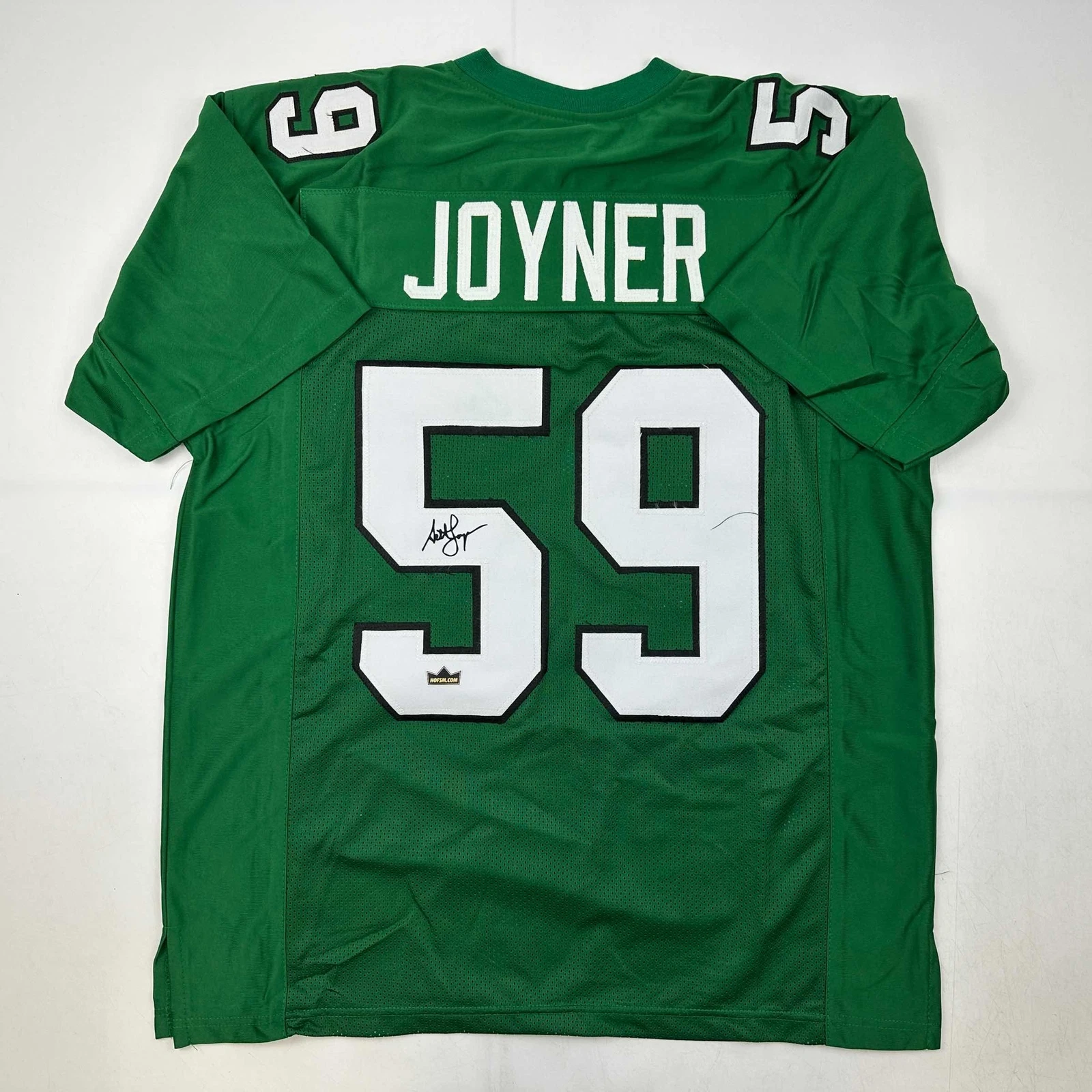 Facsimile Autographed Seth Joyner Philadelphia Kelly Green Reprint Jersey XL