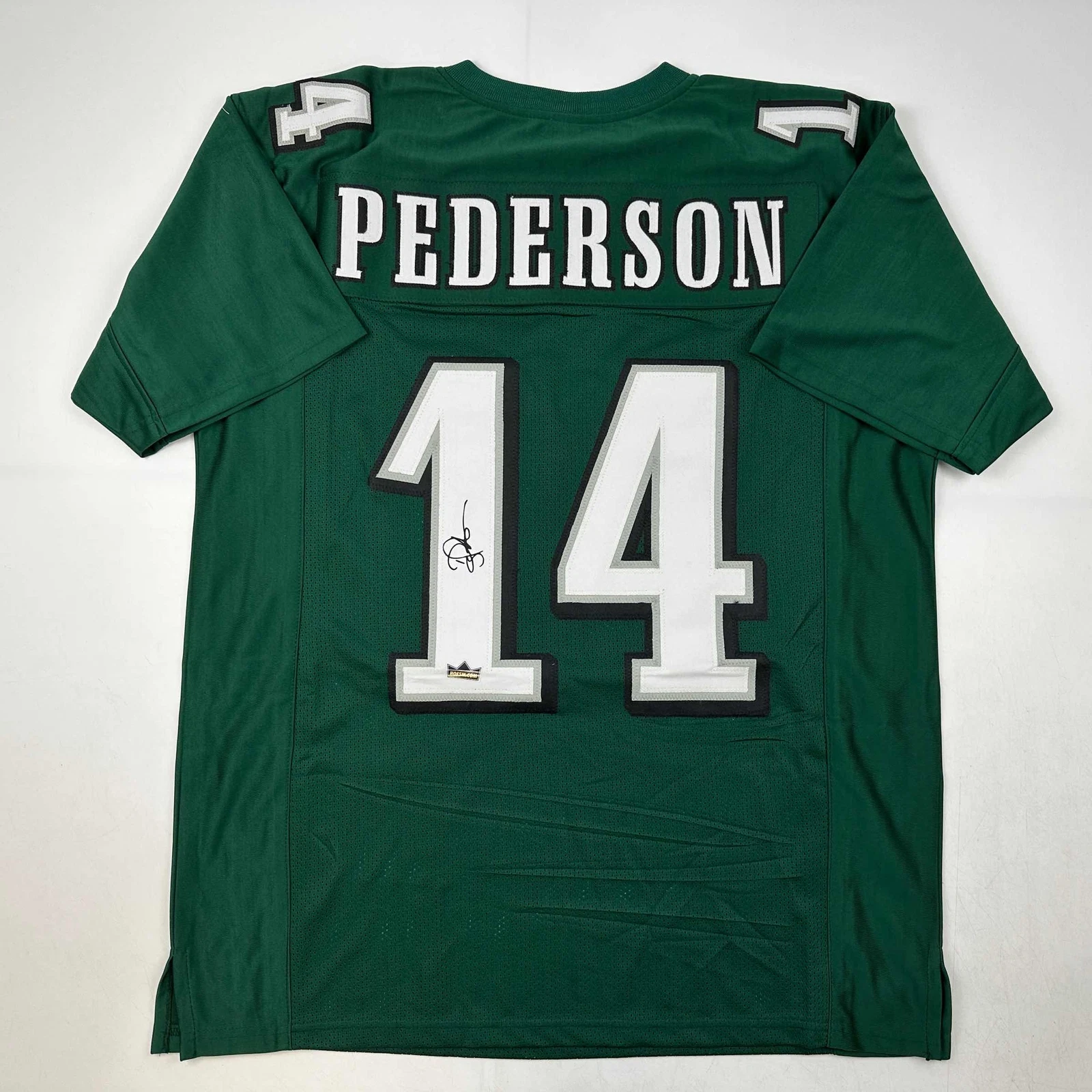 Facsimile Autographed Doug Pederson Philadelphia Green Reprint Jersey Men's XL