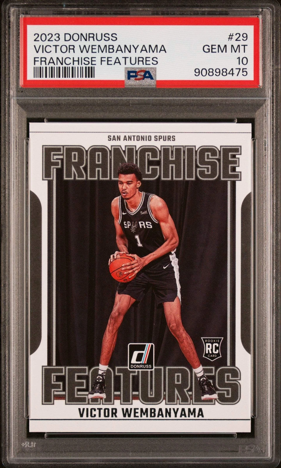 Graded 2023 Donruss Victor Wembanyama #29 Franchise Feat Basketball Card PSA 10