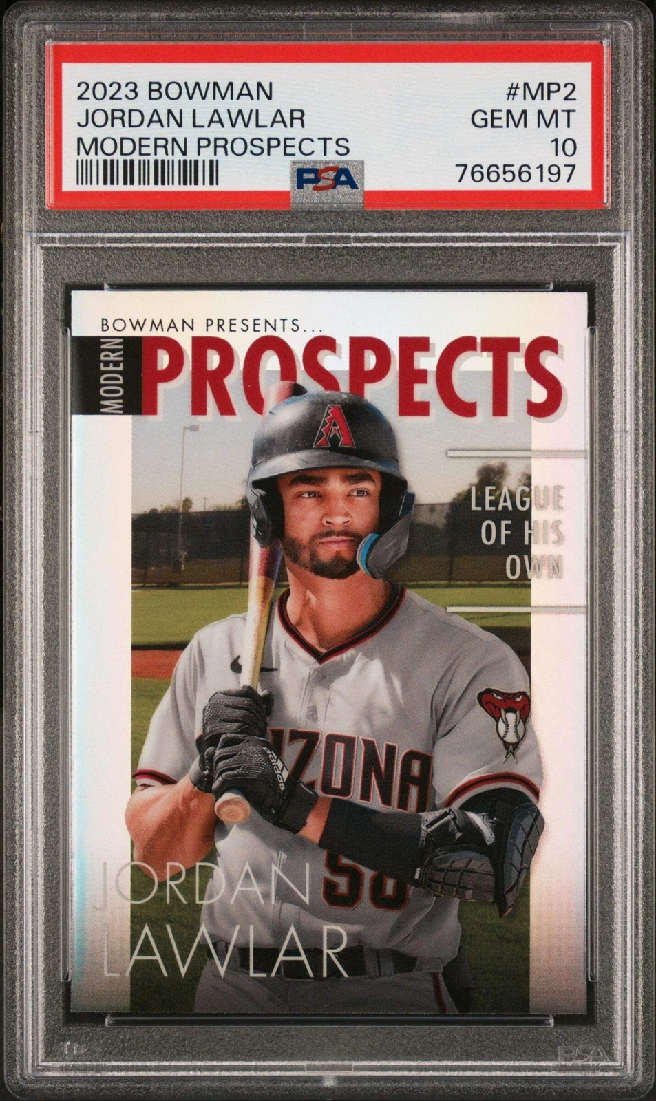 Graded 2023 Bowman Jordan Lawler #MP2 Modern Prospects RC Baseball Card PSA 10