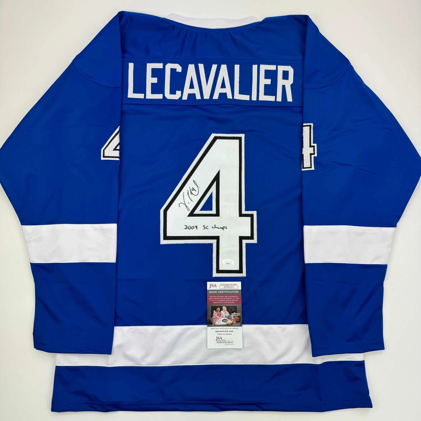 Autographed/Signed Vincent Lecavalier 