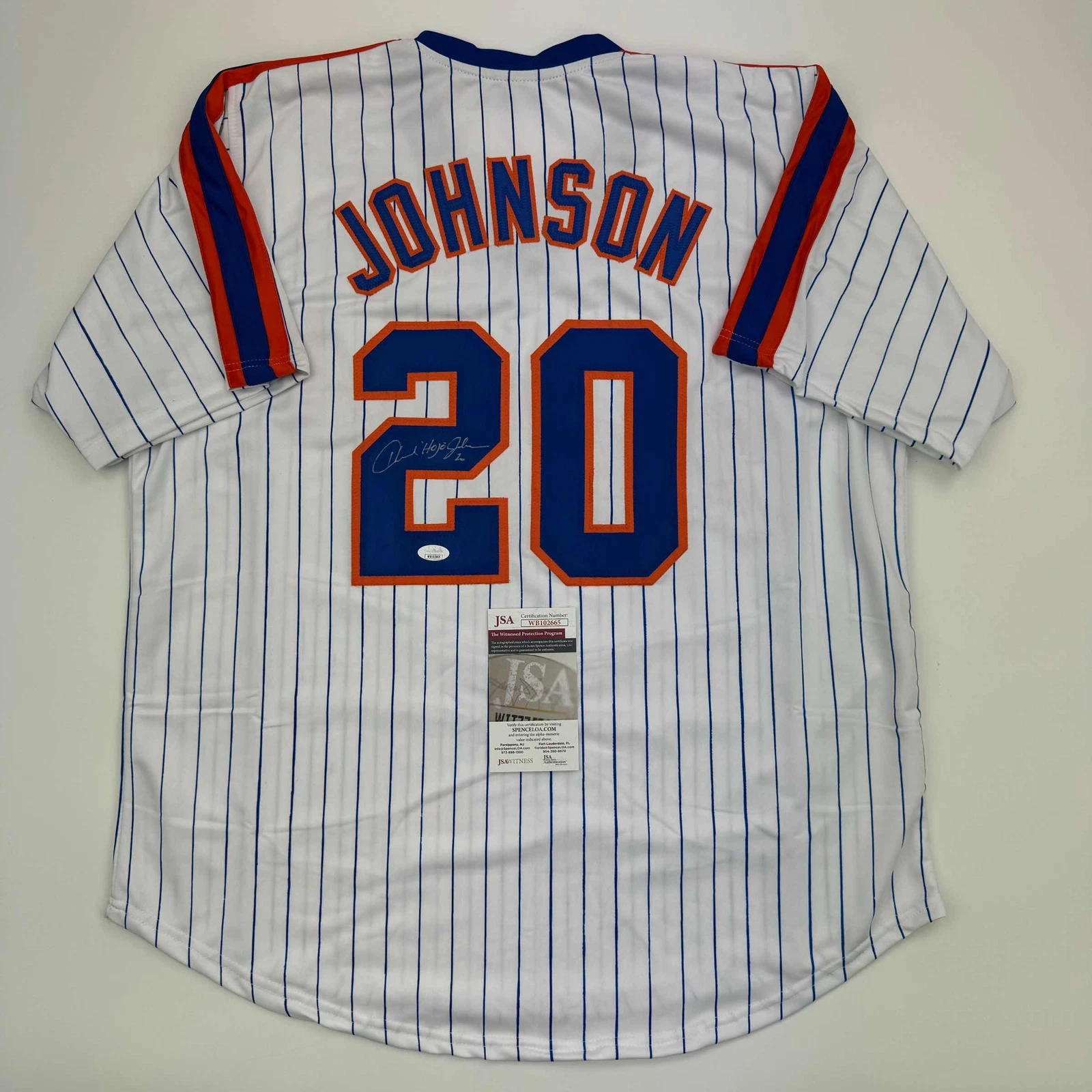 Autographed/Signed Howard Johnson 