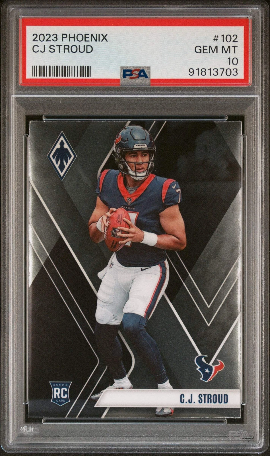 Graded 2023 Panini Phoenix CJ Stroud #102 Rookie RC Football Card PSA 10