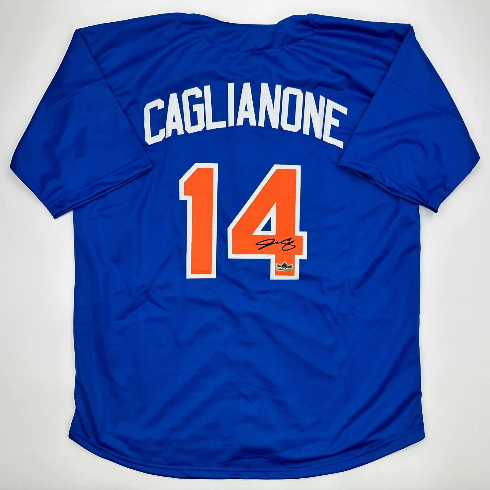 Facsimile Autographed Jac Caglianone Florida Blue Reprint Jersey Size Men's XL