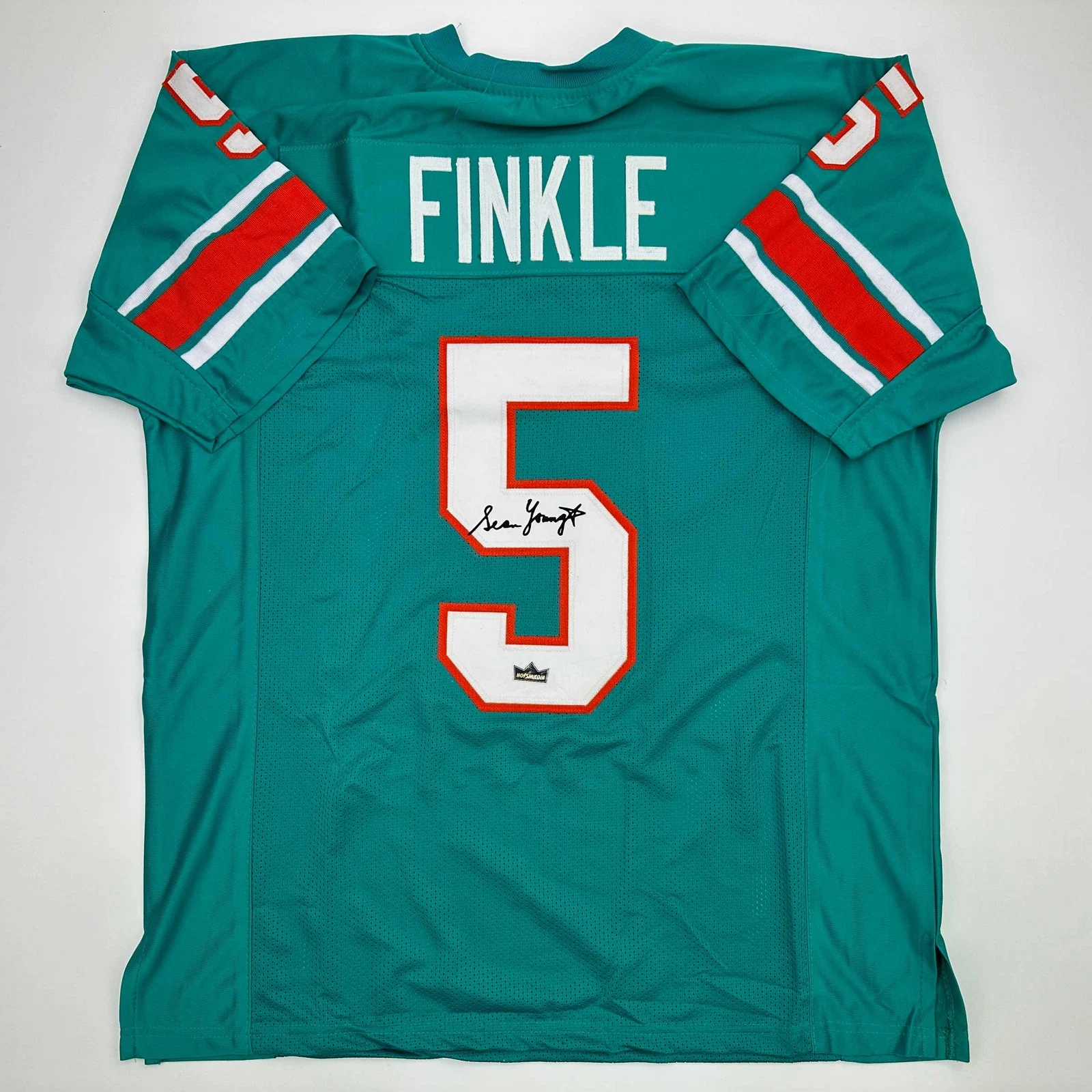 Facsimile Autographed Sean Young Ray Finkle Ace Ventura Reprint Jersey Men's XL