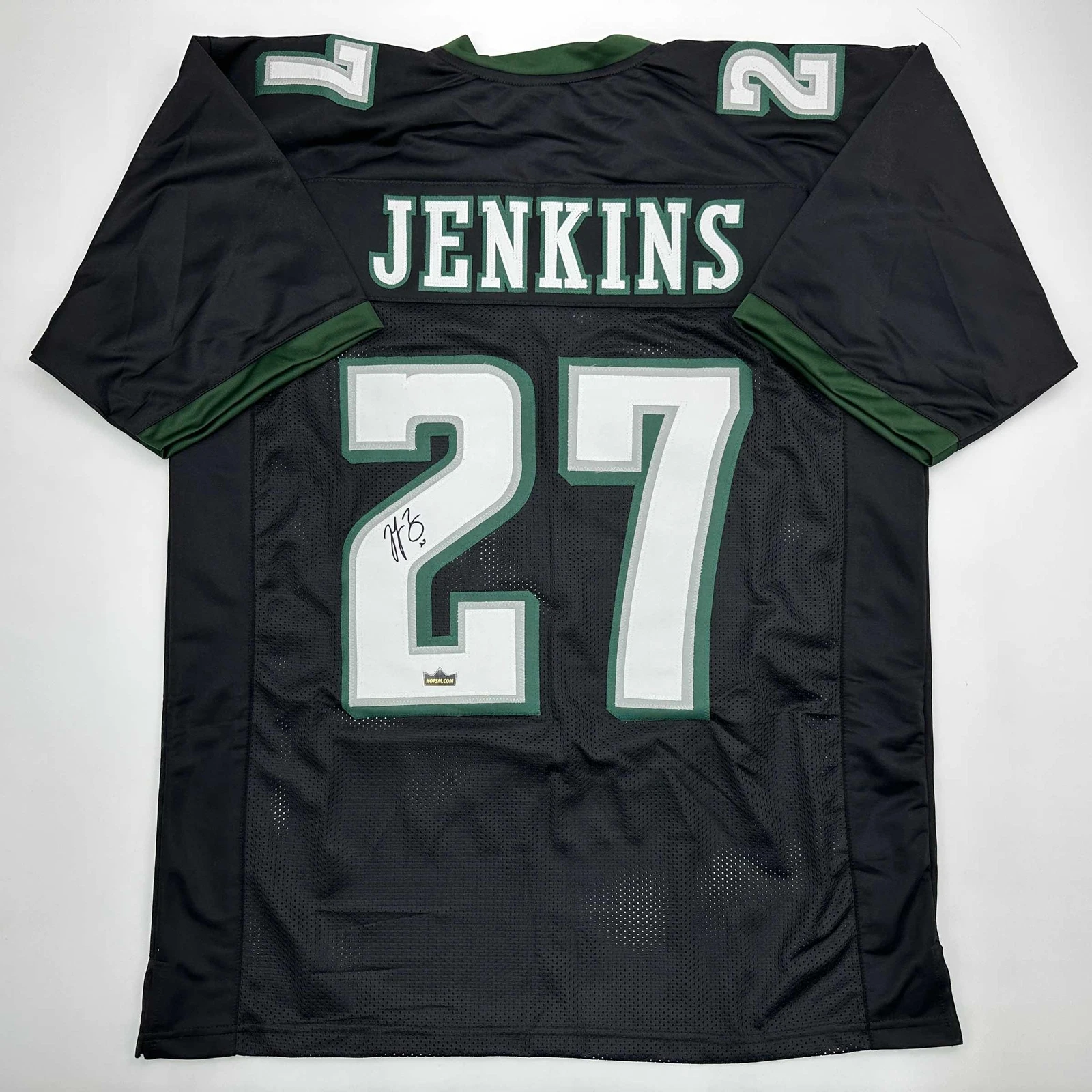 Facsimile Autographed Malcolm Jenkins Philadelphia Black Reprint Jersey Men's XL