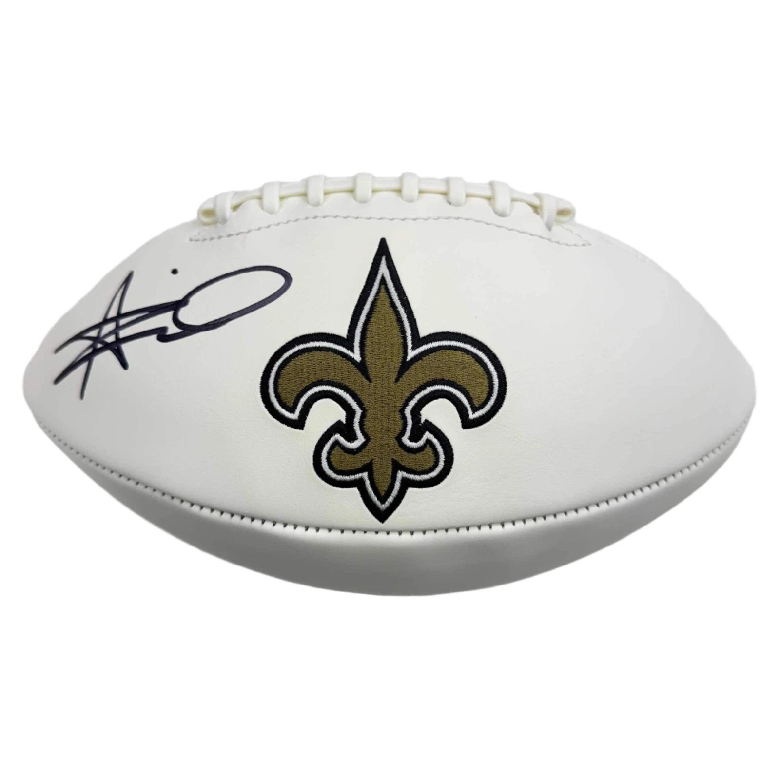 Autographed/Signed Alvin Kamara New Orleans Saints FS Football Beckett BAS COA