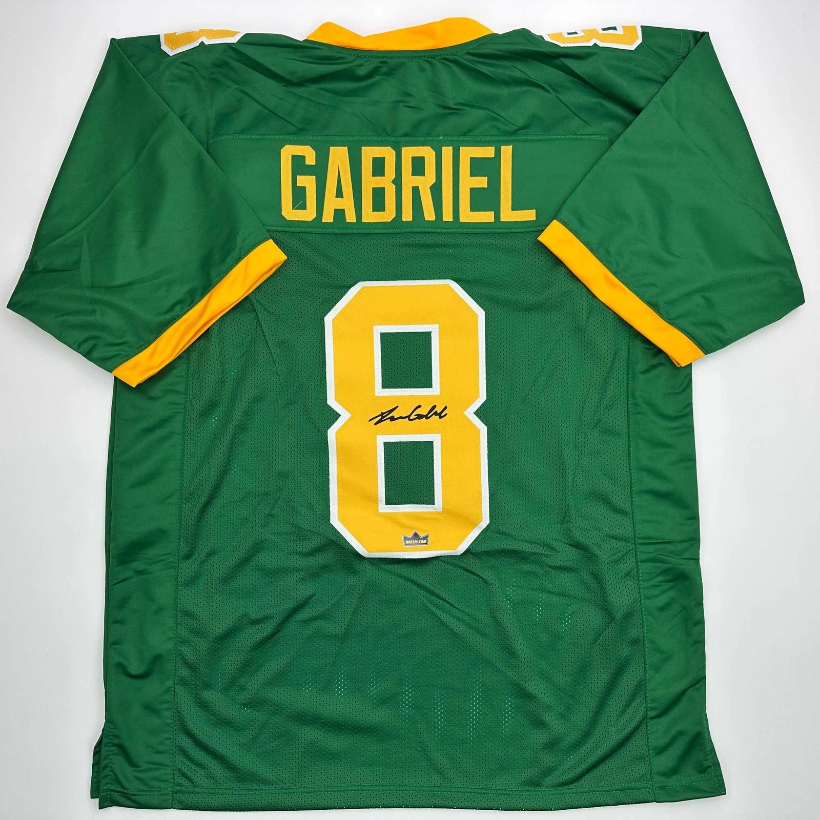 Facsimile Autographed Dillon Gabriel Oregon Green College Jersey Size Men's XL