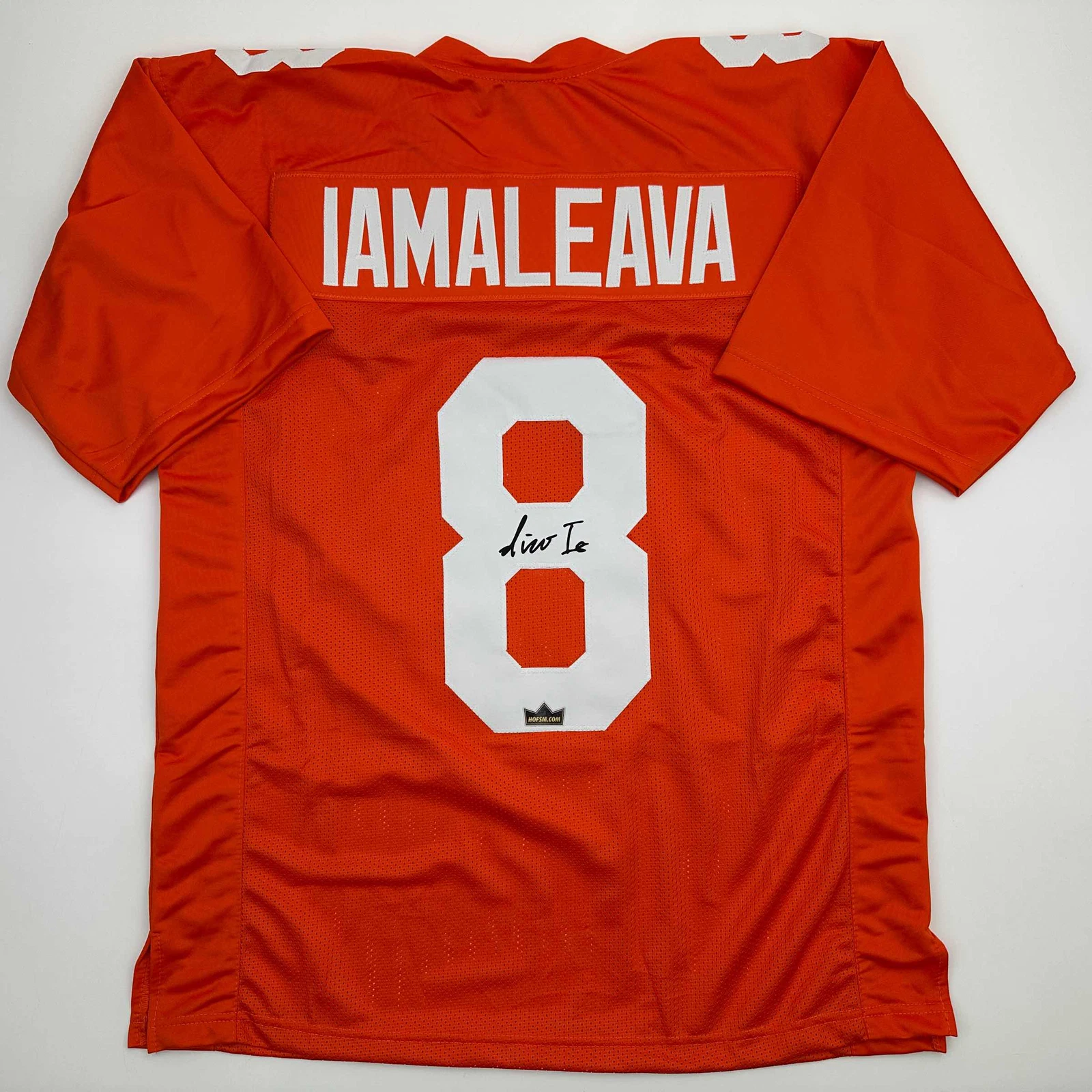 Facsimile Autographed Nico Iamaleava Tennessee Orange College Jersey Men's XL