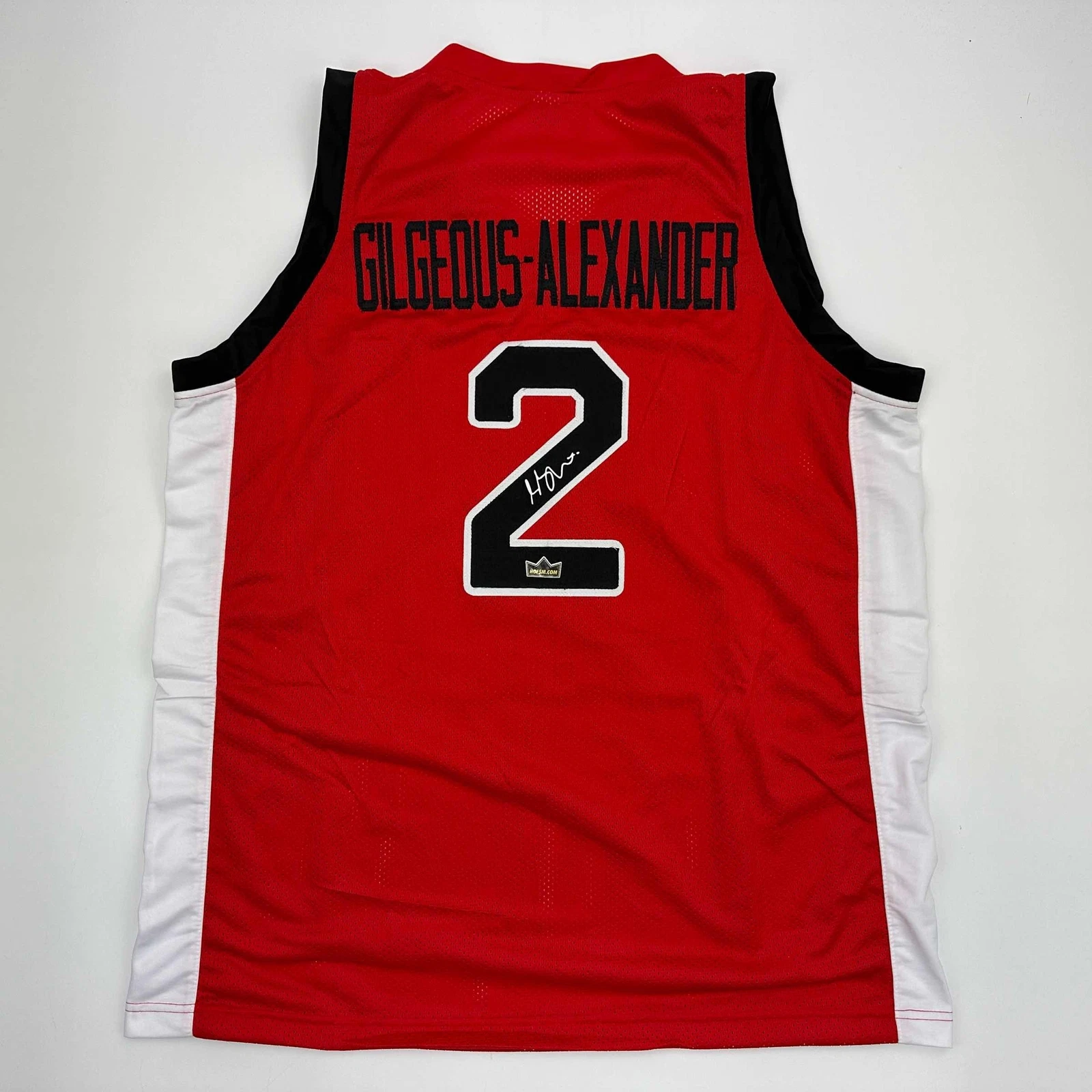 Facsimile Autographed Shai Gilgeous-Alexander SGA Canada Red Jersey Size Mens XL
