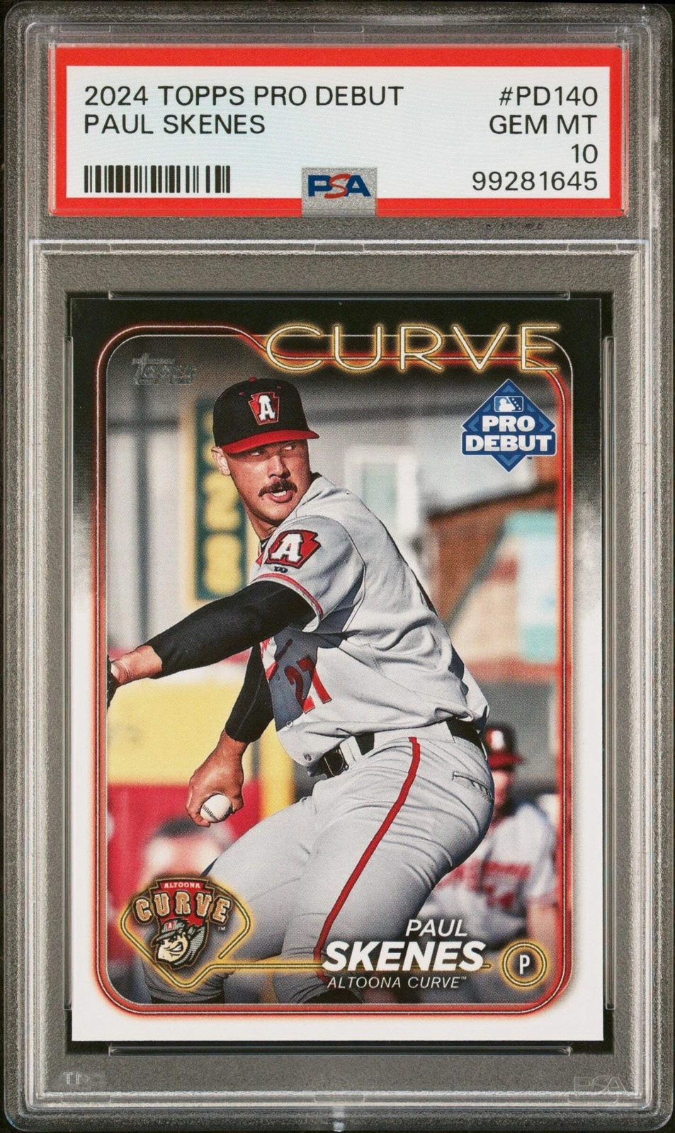 Graded 2024 Topps Pro Debut Paul Skenes #PD140 Rookie RC Baseball Card PSA 10
