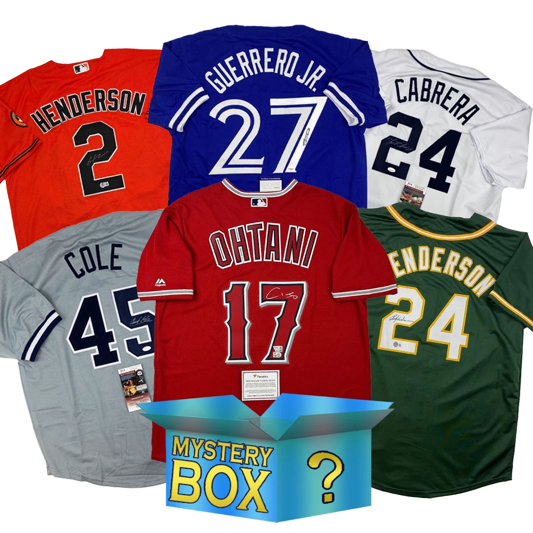 Autographed/Signed Baseball DIAMOND Series 1 Jersey Mystery Box PSA JSA BAS COA