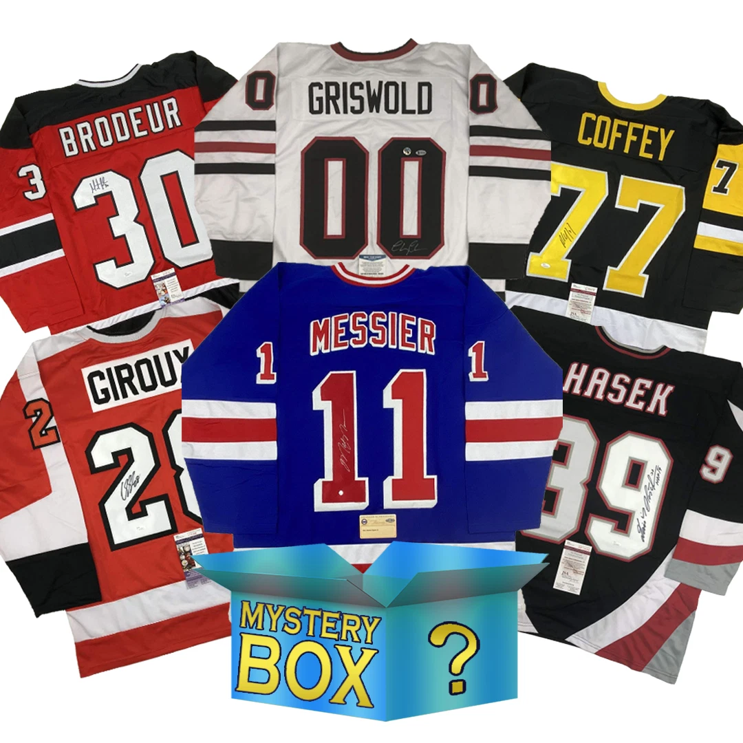 Autographed/Signed Hockey DIAMOND Series 1 Jersey Mystery Box PSA JSA BAS COA