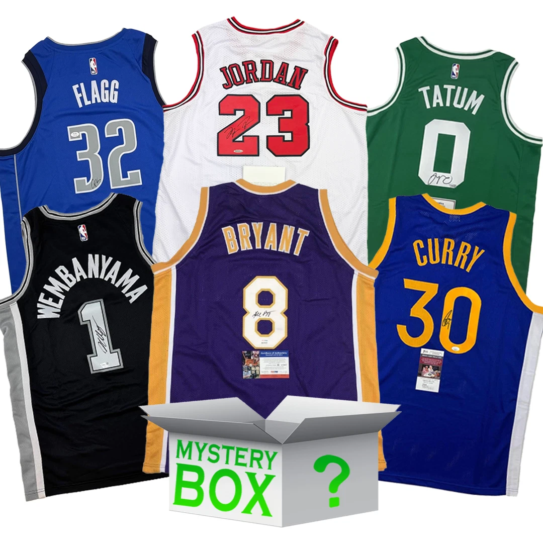 High Roller Autographed/Signed Basketball Jersey Mystery Box PSA JSA BAS COA