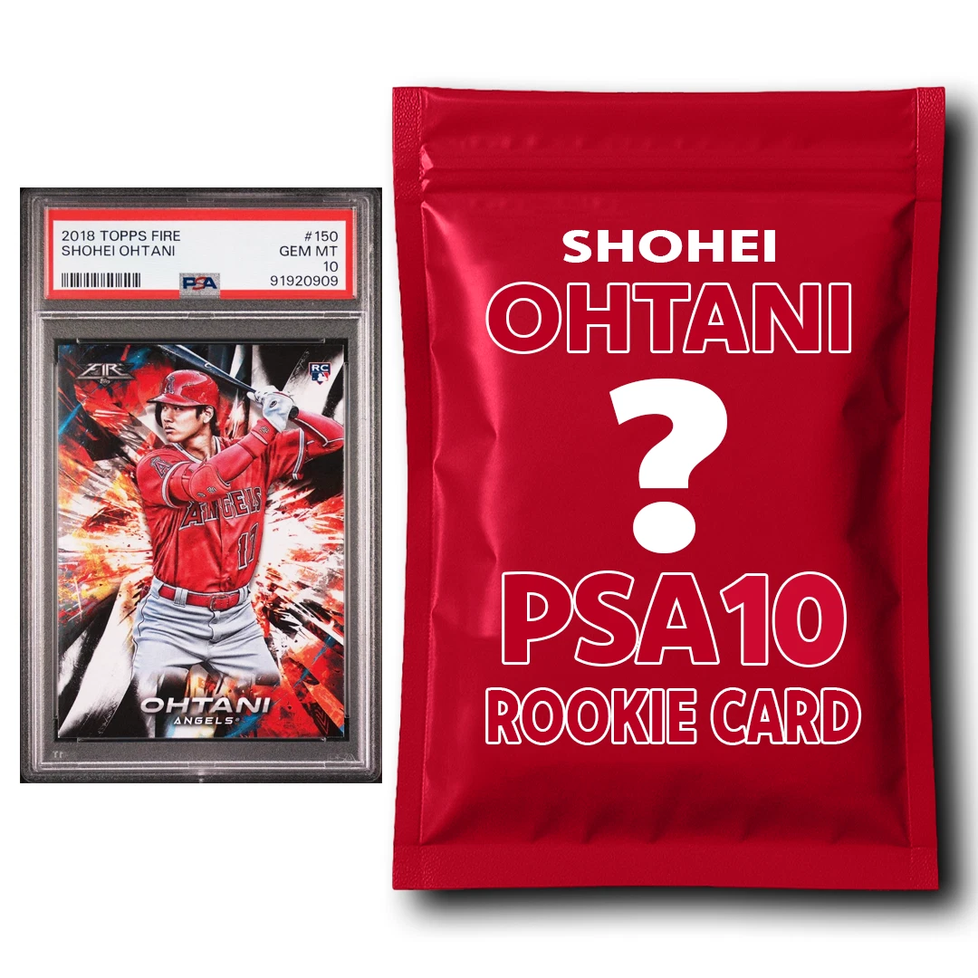 PSA 10 Rookie Graded Baseball Card Mystery Box - Shohei Ohtani