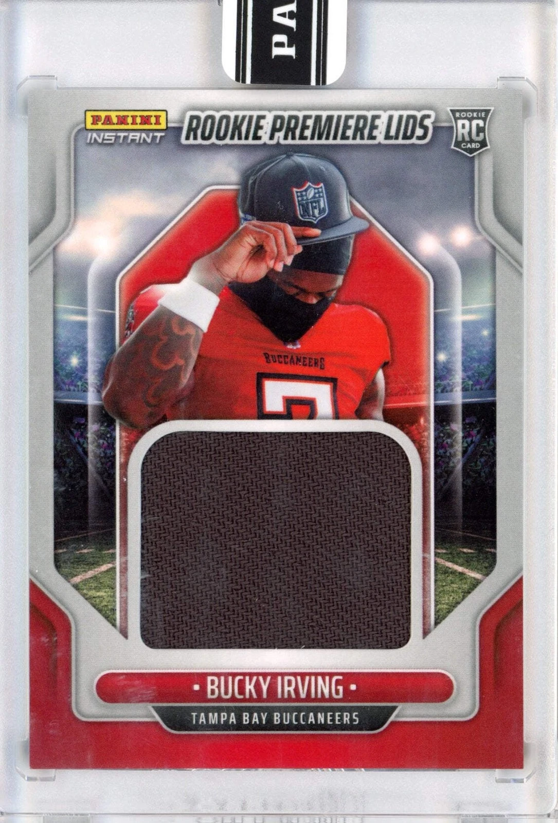 2024 Panini Instant Bucky Irving #RPL9 Rookie Premiere Lids /10 RC Football Card