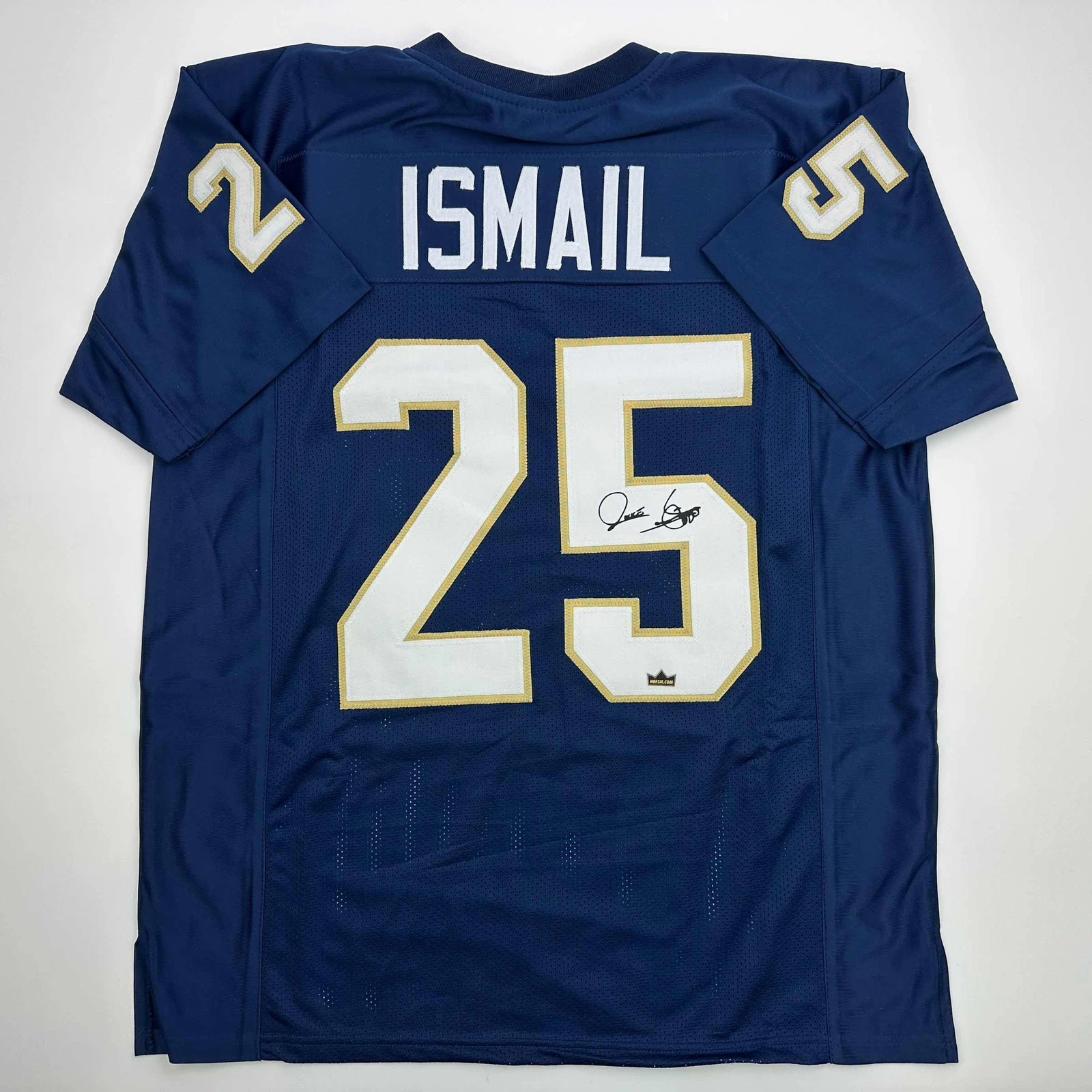Facsimile Autographed Raghib Rocket Ismail Notre Dame Reprint Jersey Men's XL