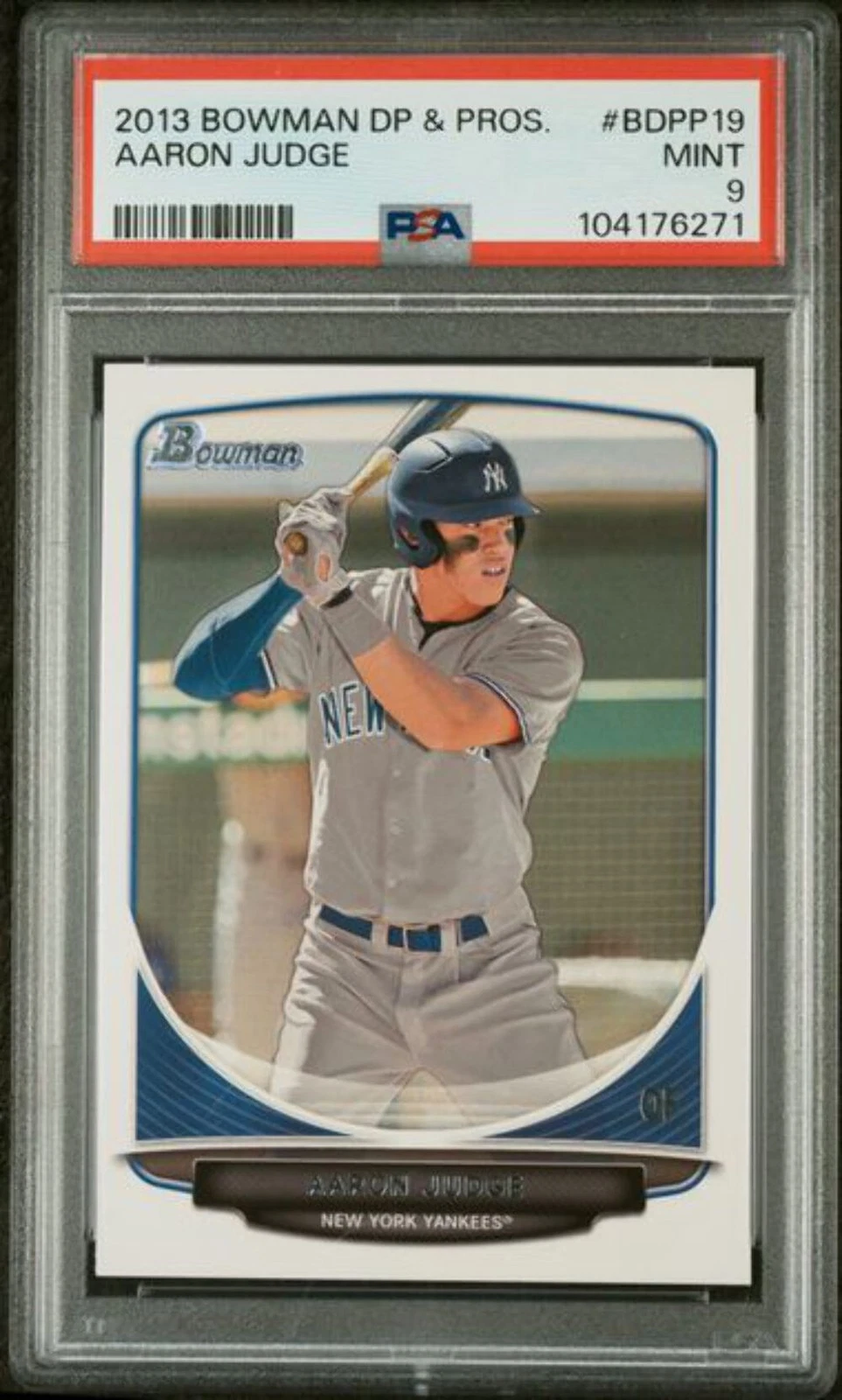 Graded 2013 Topps Bowman Draft Picks & Prospects Aaron Judge #MVP RC PSA 9