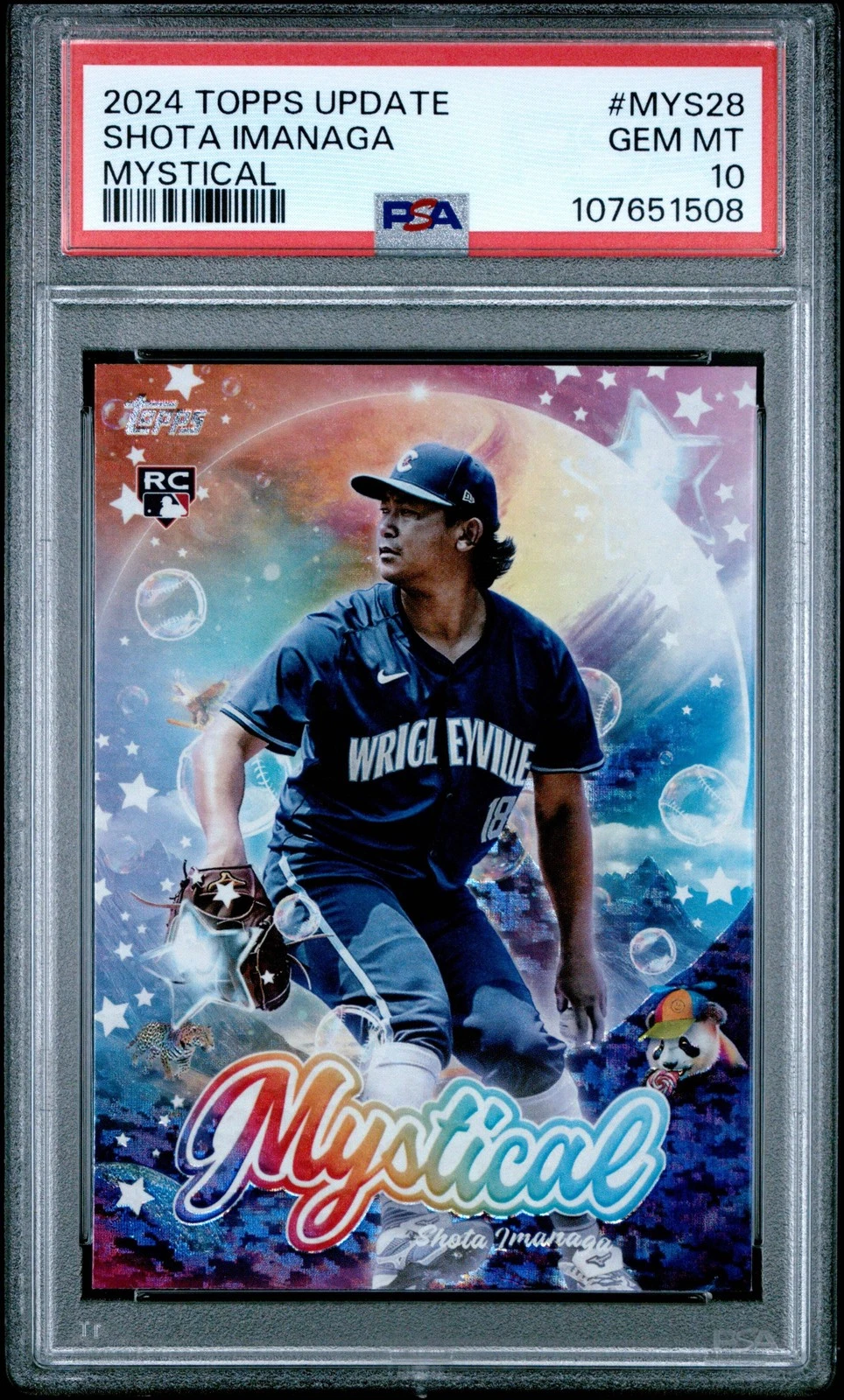 Graded 2024 Topps Update Shota Imanaga #MYS28 Mystical Rookie RC Card PSA 10