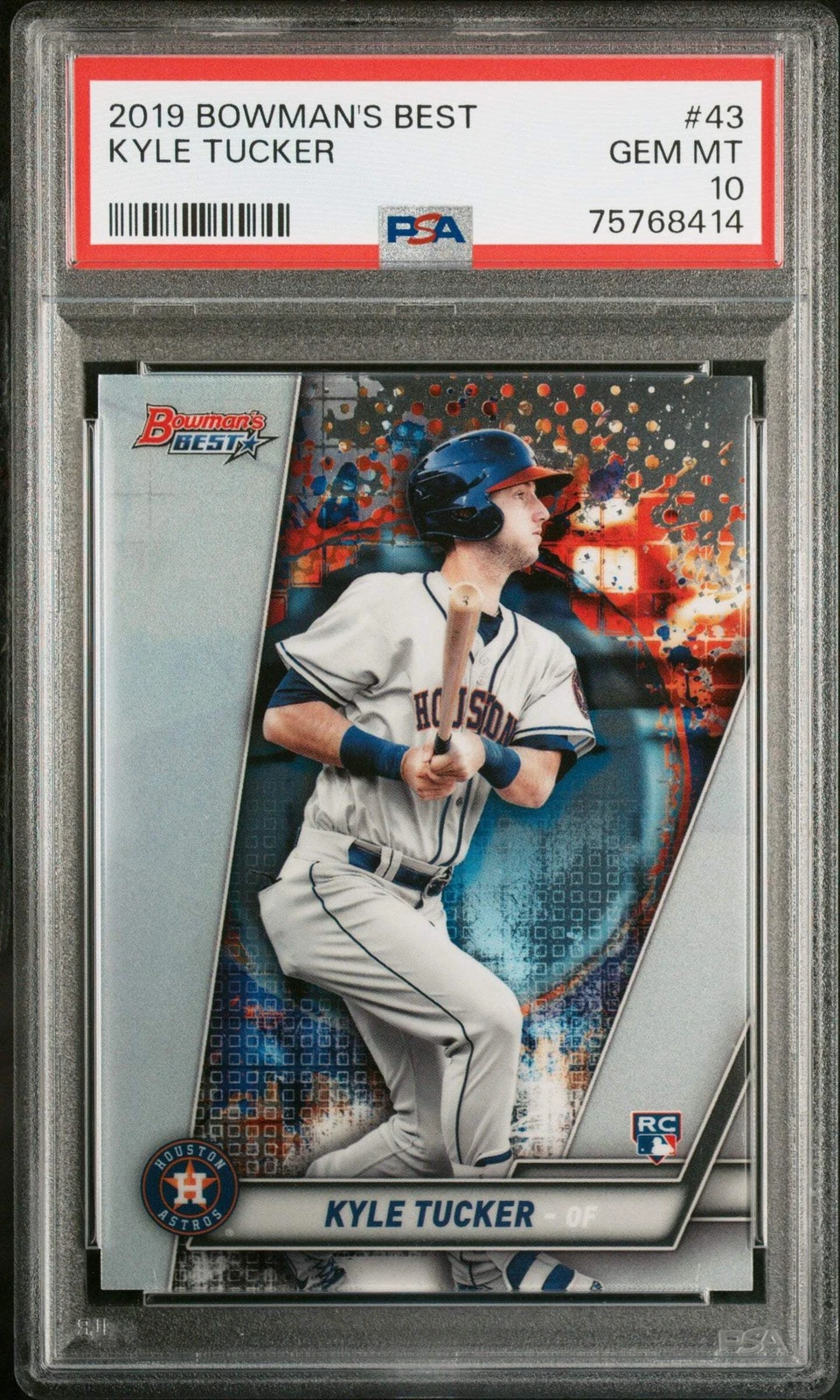 Graded 2019 Topps Bowmans Best Kyle Tucker #43 Rookie RC Baseball Card PSA 10