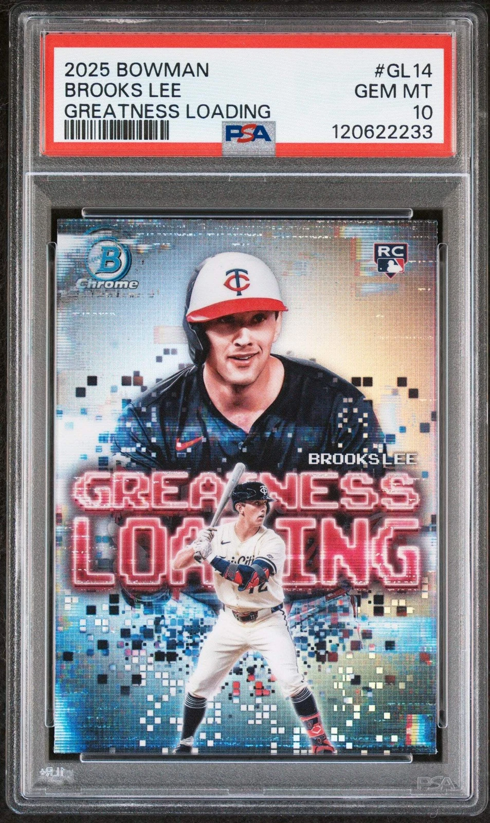 Graded 2025 Topps Bowman Brooks Lee #GL14 Greatness Loading Baseball Card PSA 10