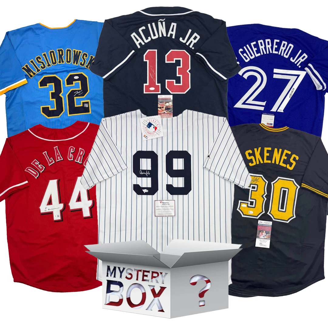 Autographed/Signed Opening Day 2026 Baseball Jersey Mystery Box PSA JSA BAS COA