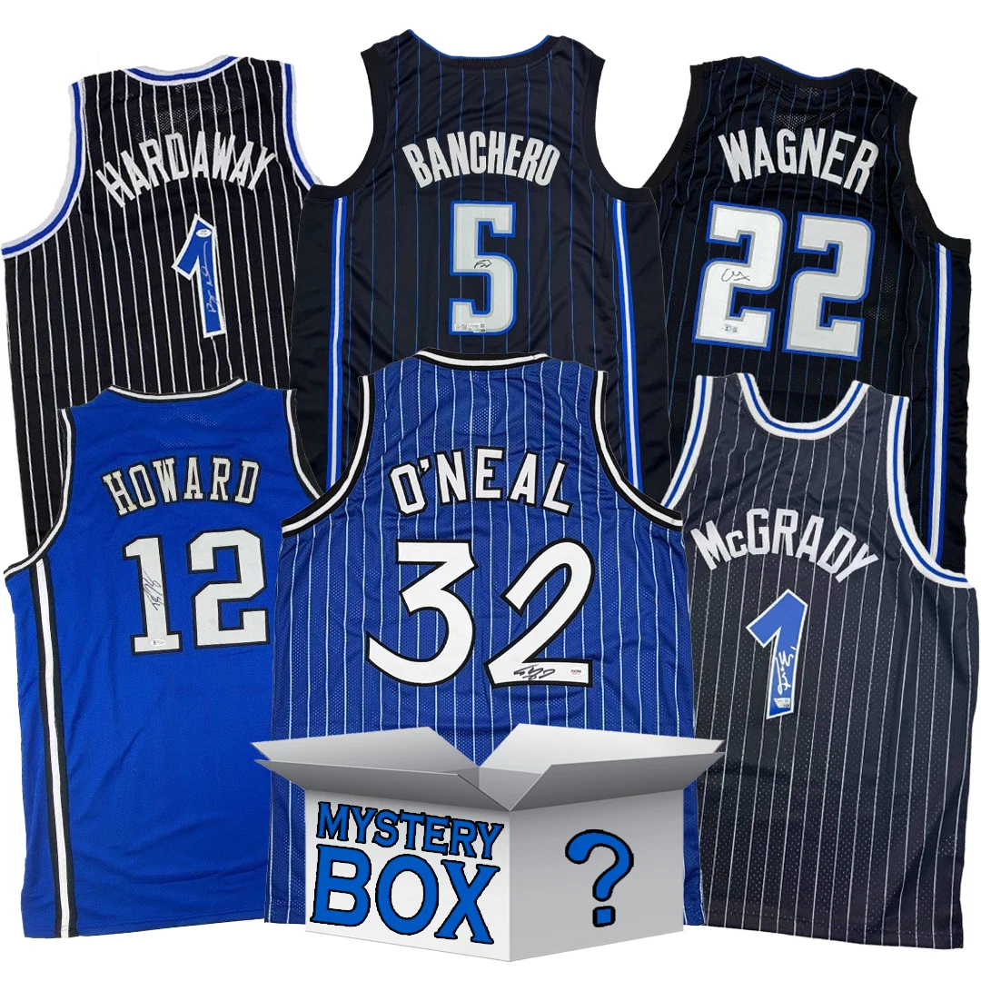 Autographed/Signed Orlando Basketball Jersey Mystery Box PSA JSA or Beckett COA