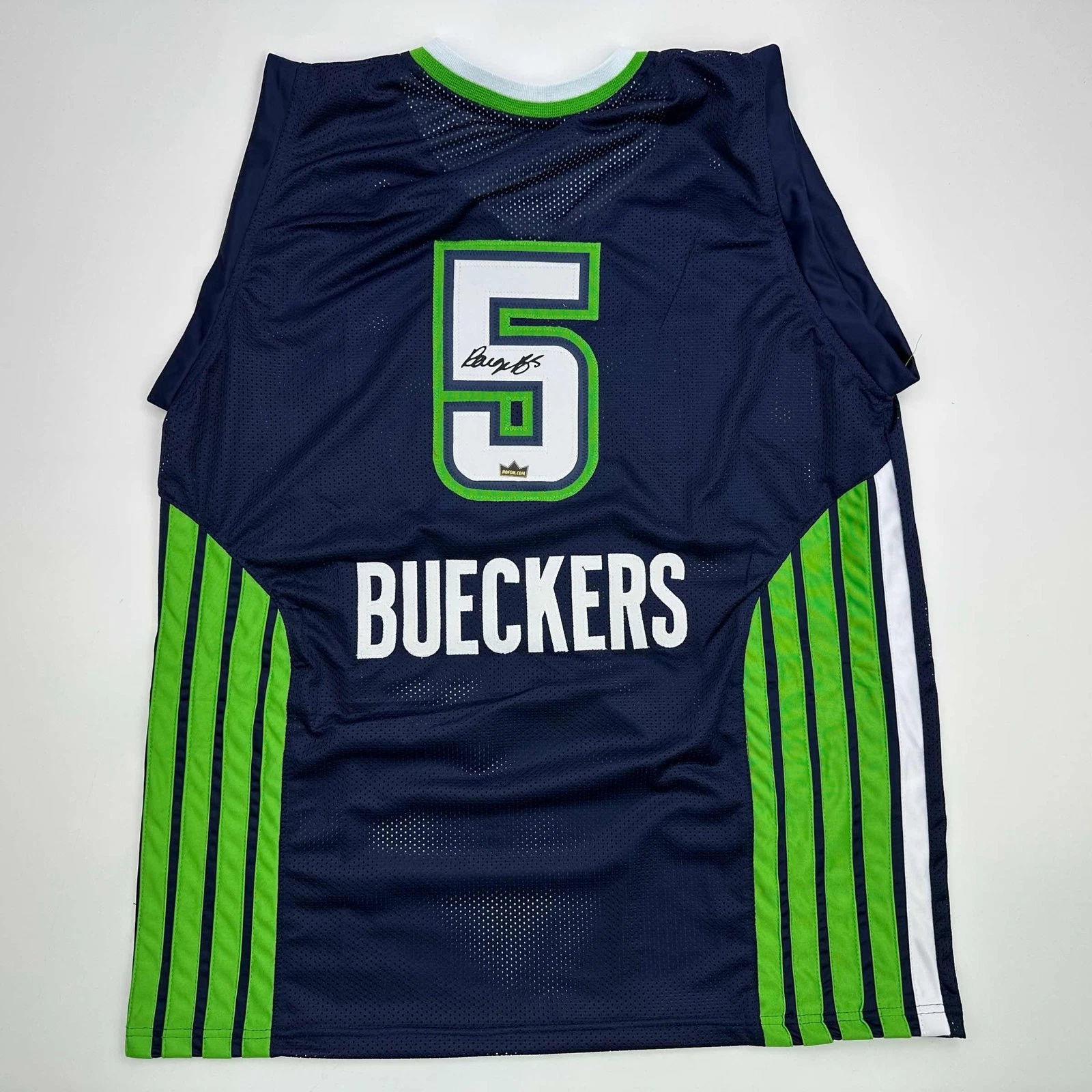Facsimile Autographed Paige Bueckers Dallas Blue Reprint Jersey Size Men's XL