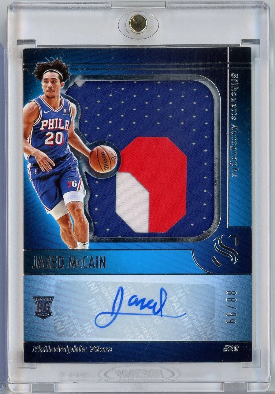 2024 Panini Silhouette Jared McCain #SILJAR /99 Silhouette Autographs RPA