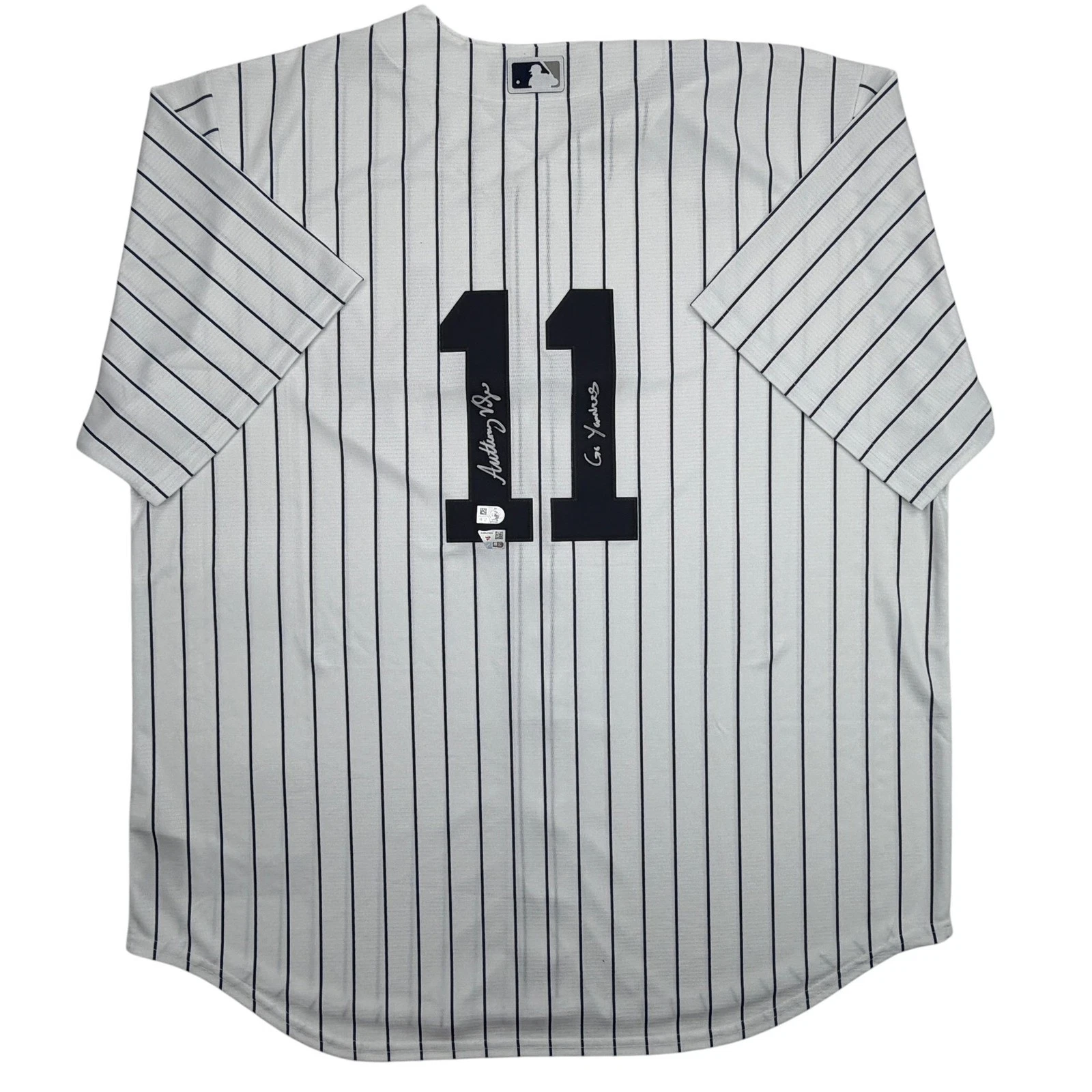 Autographed/Signed Anthony Volpe Yankees Authentic Jersey Fanatics & MLB COA