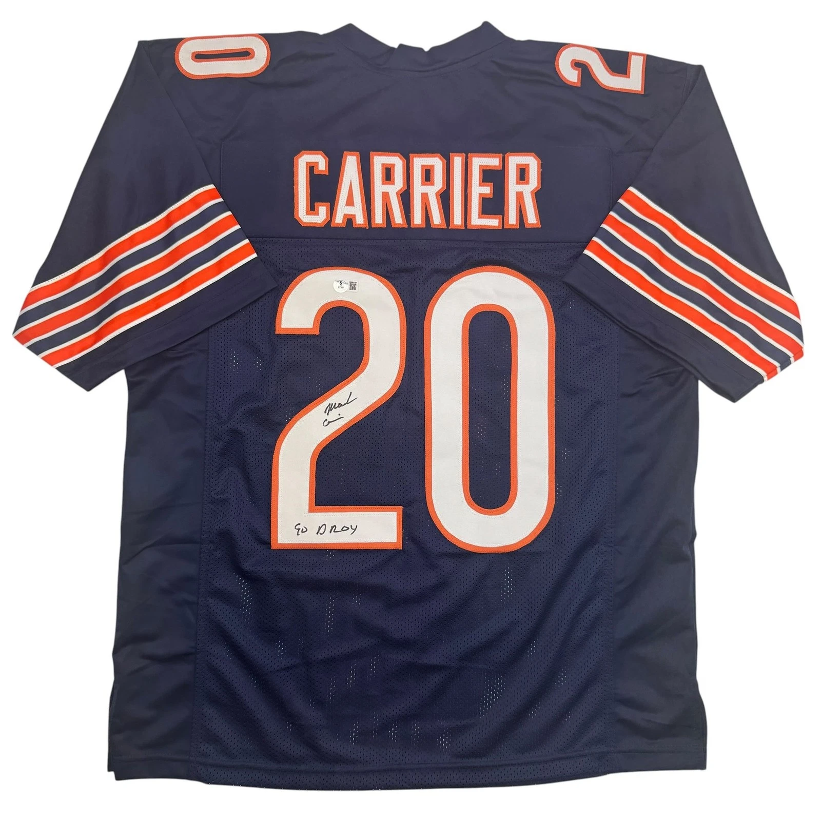 Autographed/Signed Mark Carrier 