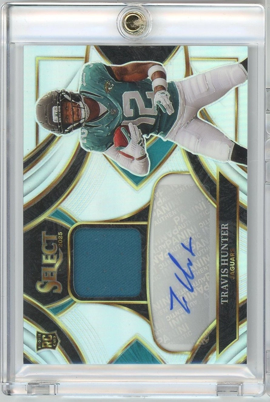 2025 Panini Select Travis Hunter #RSMPTHR /249 RPA Auto Rookie RC Football Card