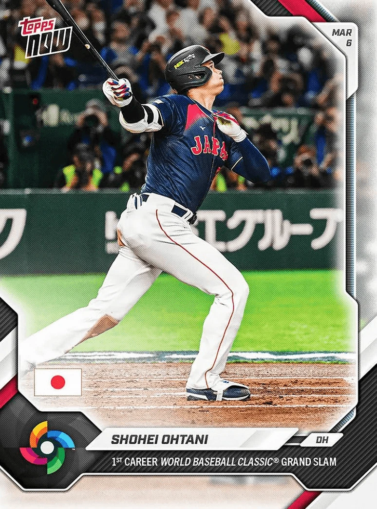 2026 Topps Now World Baseball Classic Shohei Ohtani #WB4 Japan Baseball Card