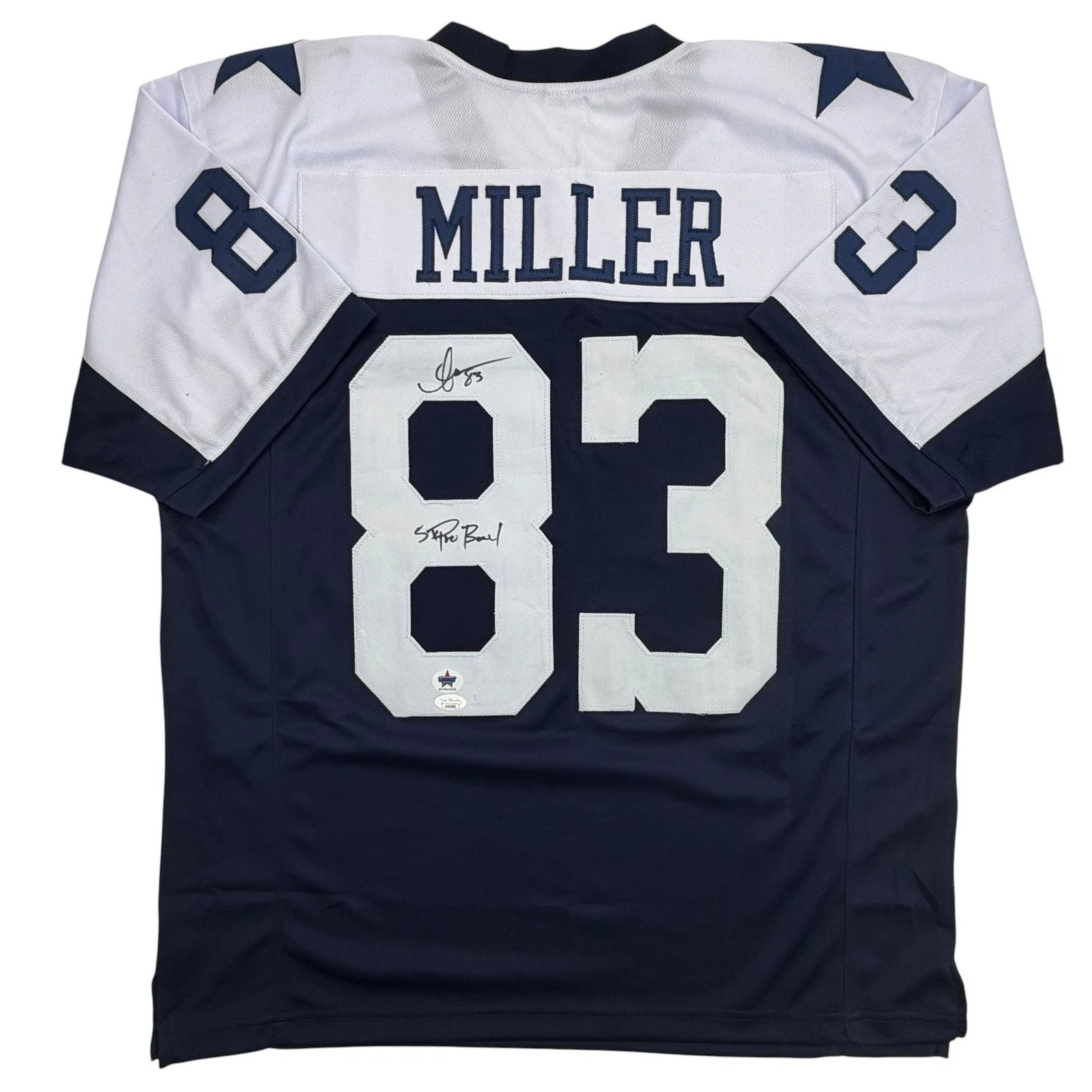 Autographed/Signed Anthony Miller Dallas Thanksgiving Football Jersey JSA COA