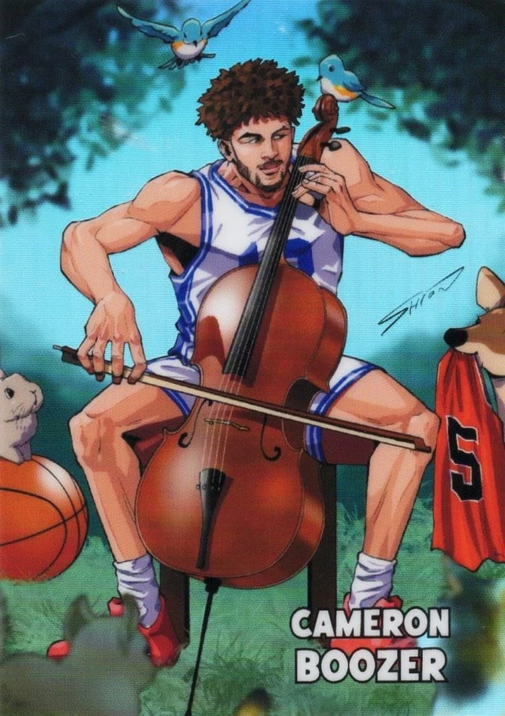 2026 Leaf Cameron Boozer #OVA3 Anime Nation Duke Blue Devils RC Basketball Card
