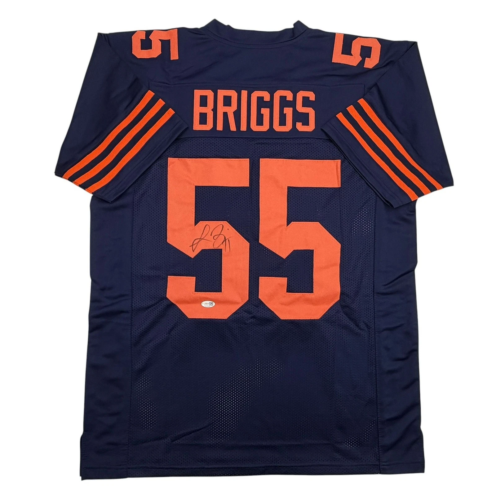 Autographed/Signed Lance Briggs Chicago Blue Color Rush Football Jersey JSA COA