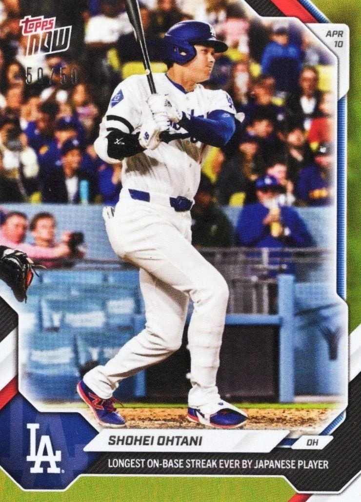 2026 Topps Now Shohei Ohtani #71 Gold Foil /50 Los Angeles Dodgers Baseball Card
