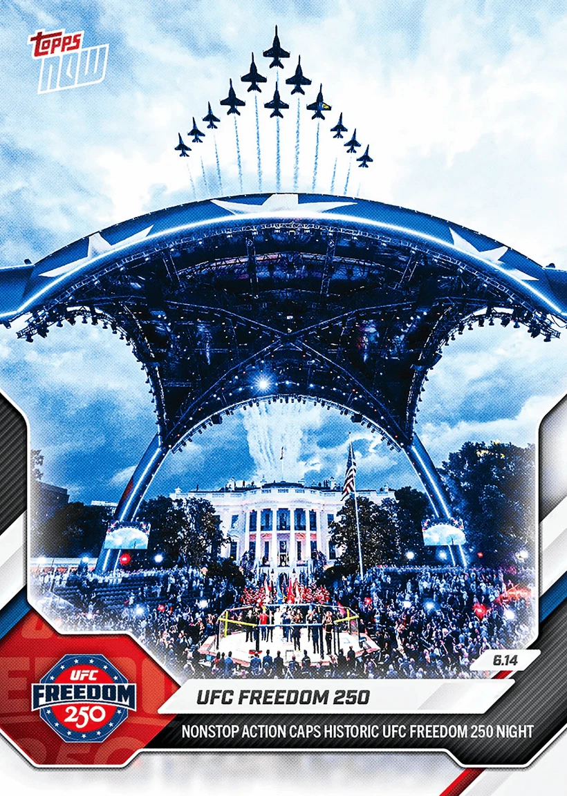 2026 Topps Now UFC 250 250 #24 UFC Mixed Martial Arts Card
