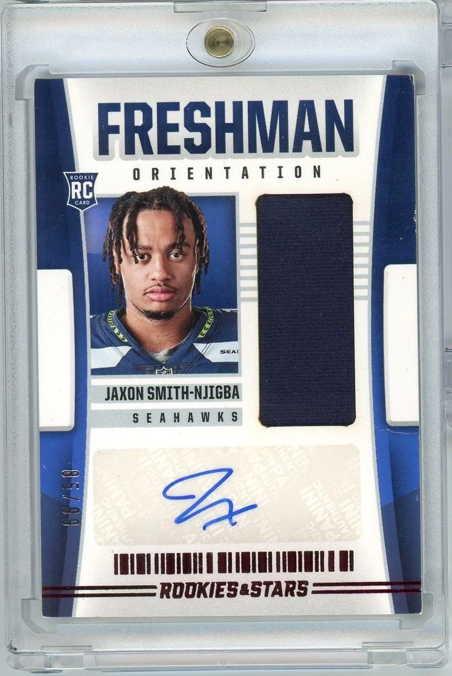 2023 Panini Rookie Stars Jaxon Smith Njigba FOJSN /99 Rookie Auto RPA Card